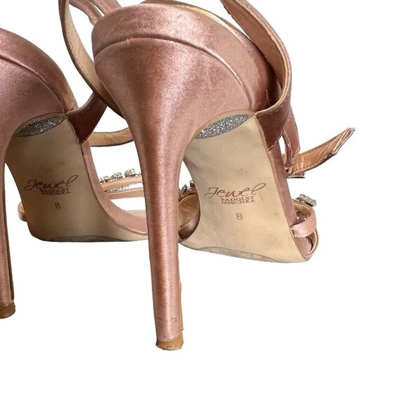Jewel by Badgley Mischka Women's Merida Heeled Sandal Rose Size 8 M - Picture 6 of 13
